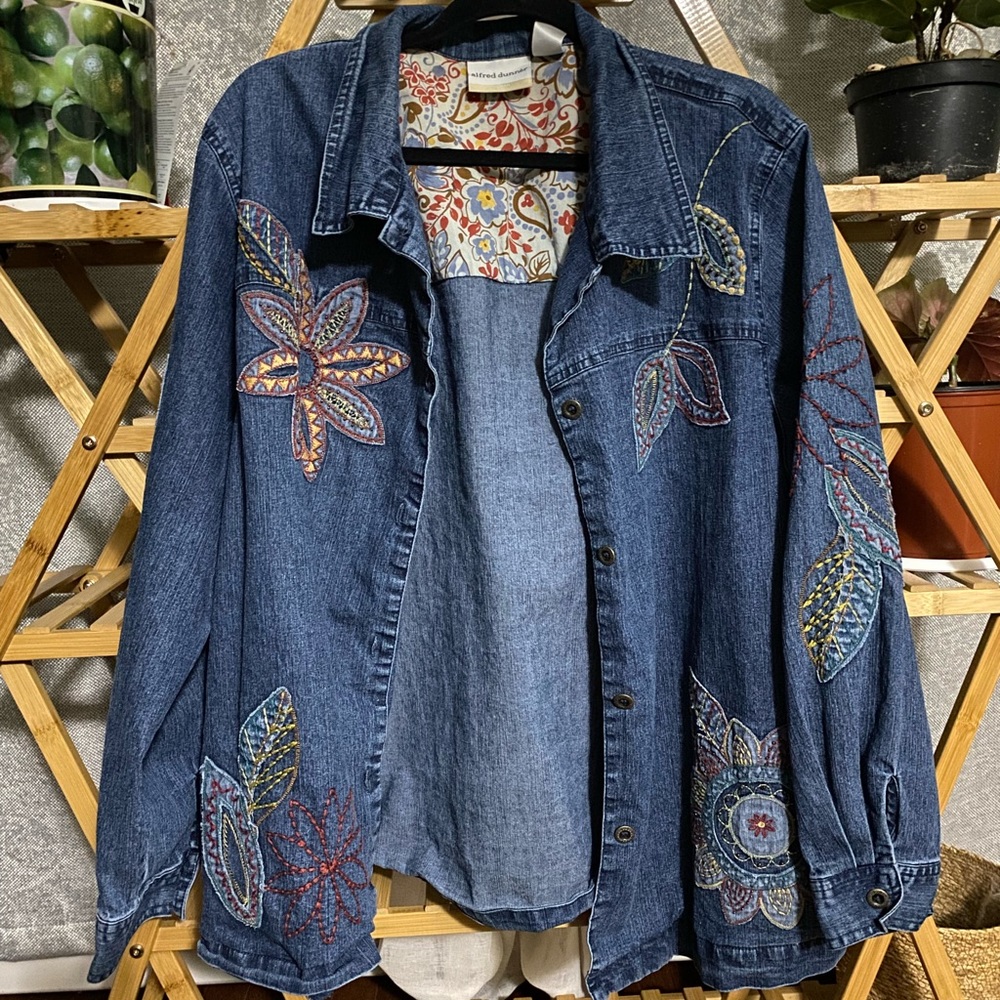 Embroidered Denim Jacket